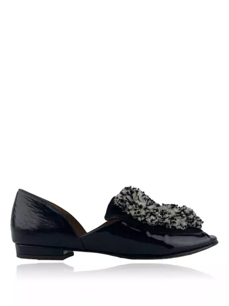 Sapatilha Botti Pompom Preto