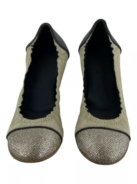 Sapatilha Brunello Cucinelli Cap Toe Bicolor