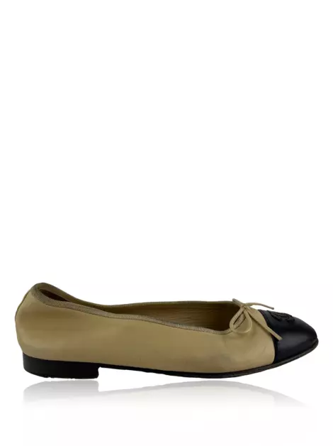 Sapatilha Chanel Ballerina Flat Nude