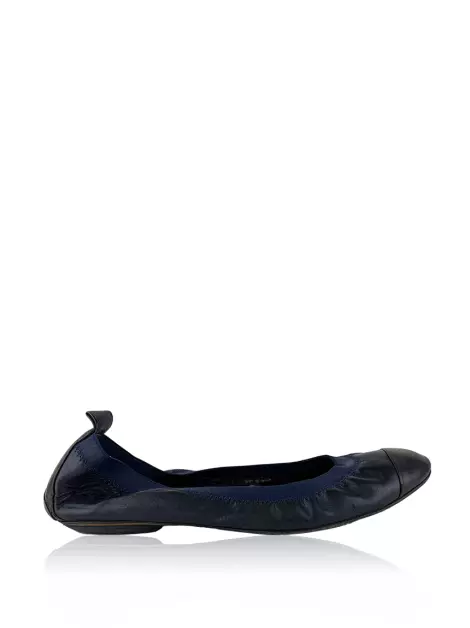 Sapatilha Chanel CC Elastic Cap Toe Preta