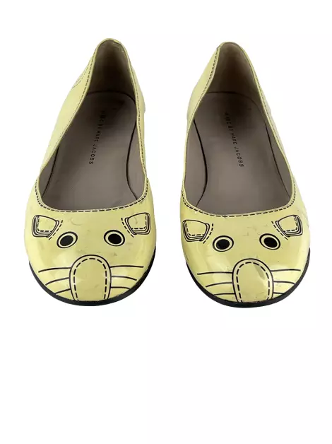 Sapatilha Marc By Marc Jacobs Mouse Ballet Flat Amarelo
