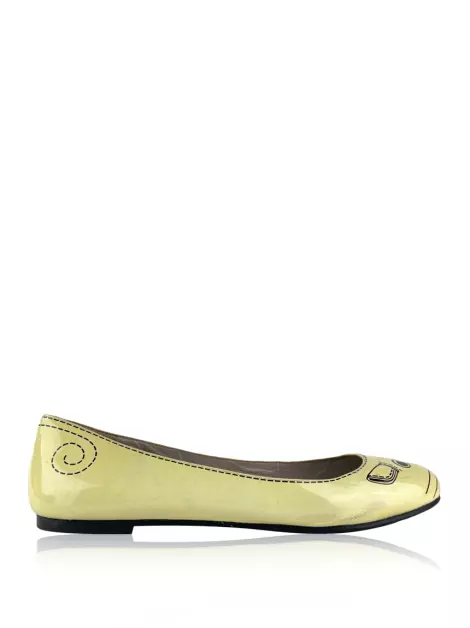 Sapatilha Marc By Marc Jacobs Mouse Ballet Flat Amarelo