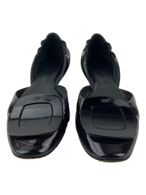 Sapatilha Roger Vivier D'Orsay Verniz Preto