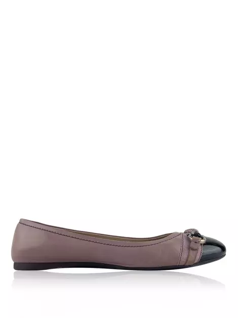 Sapatilha Salvatore Ferragamo Couro Rosa