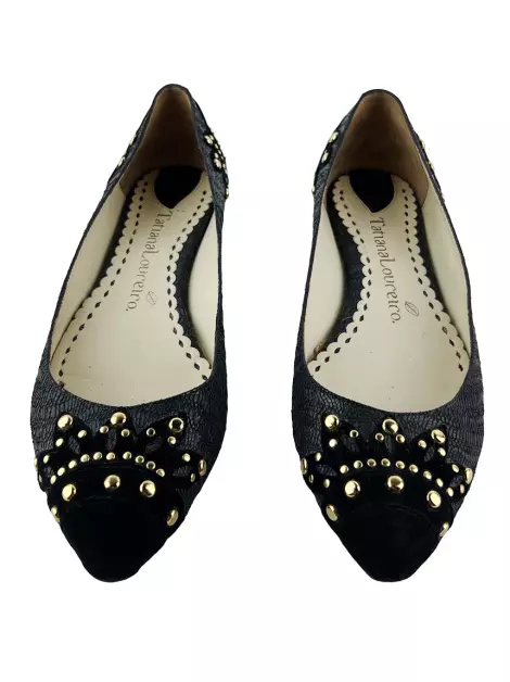 Sapatilha Tatiana Loureiro Studs Preto
