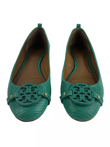 Sapatilha Tory Burch Mini Miller Verde