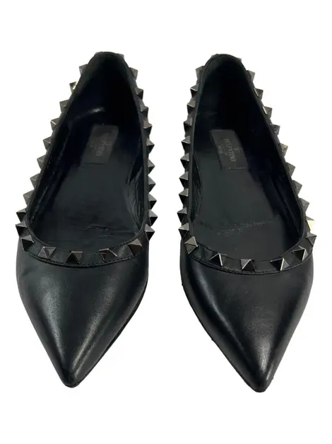 Sapatilha Valentino Noir Rockstud Preto