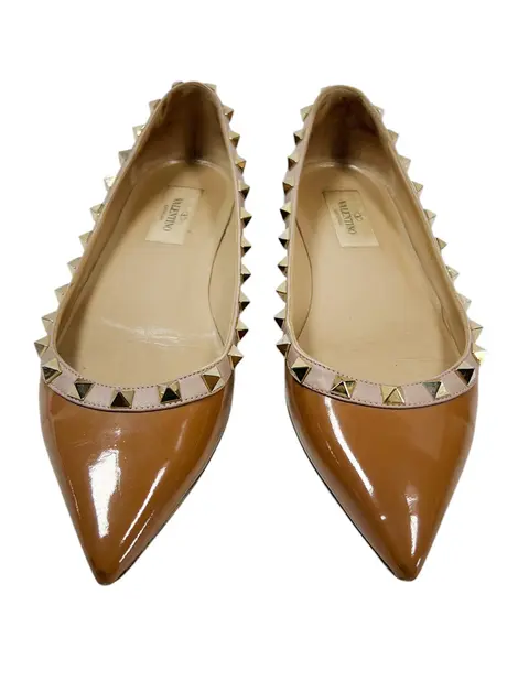 Sapatilha Valentino Rockstud Bege