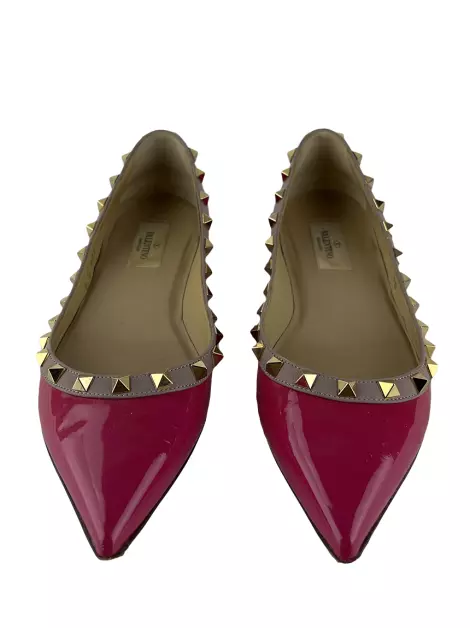 Sapatilha Valentino Rockstud Rosa