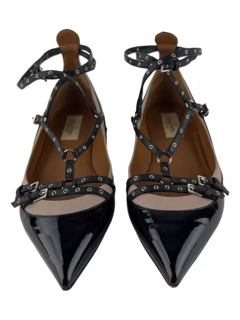 Sapatilha Valentino Verniz Preto