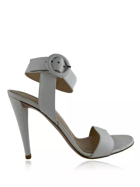 Sapato de Salto Gianvito Rossi Couro Branco