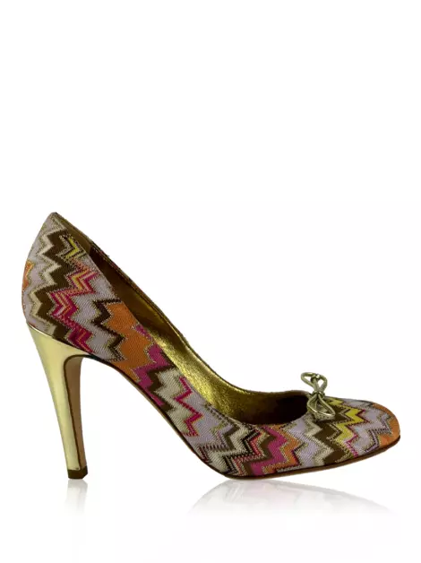 Scarpin Missoni Tricot Estampado