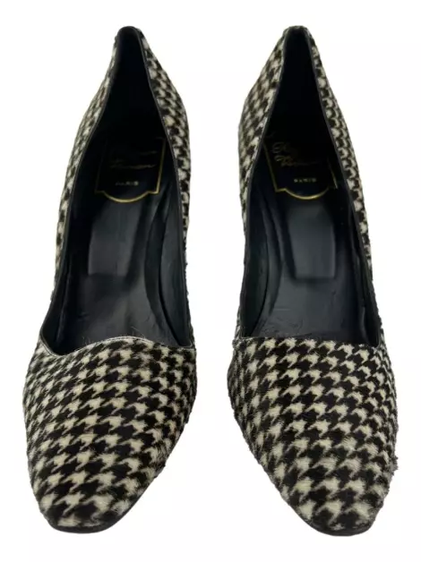 Sapato de Salto Roger Vivier Cavalino Bicolor
