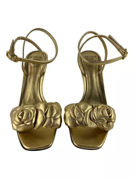 Sapato de Salto Valentino Atelier 03 Rose Edition Sandals