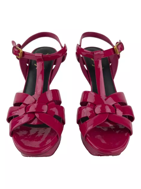 Sapato de Salto Yves Saint Laurent Trubute Rosa