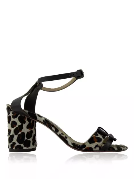 Sapato de Salto Zeferino Cavalino Animal Print