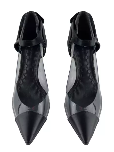 Scarpin Andrea Bogosian Couro Preto