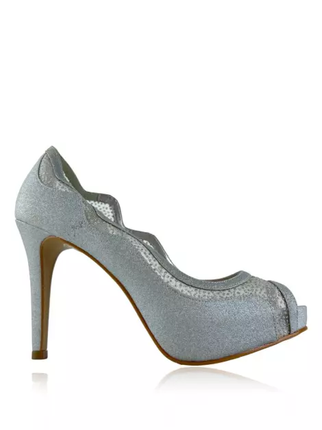 Scarpin Arthur Caliman Peep Toe Glitter