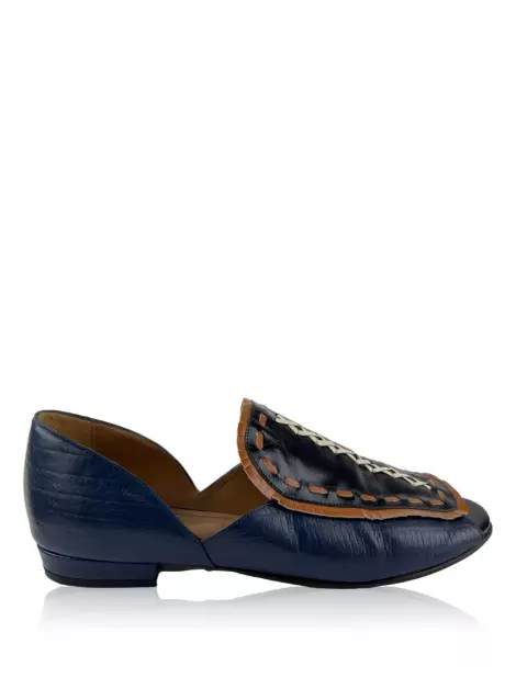 Scarpin Botti Couro Multicolor