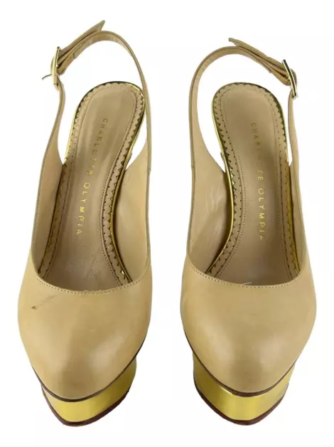 Scarpin Charlotte Olympia Dolly Nude