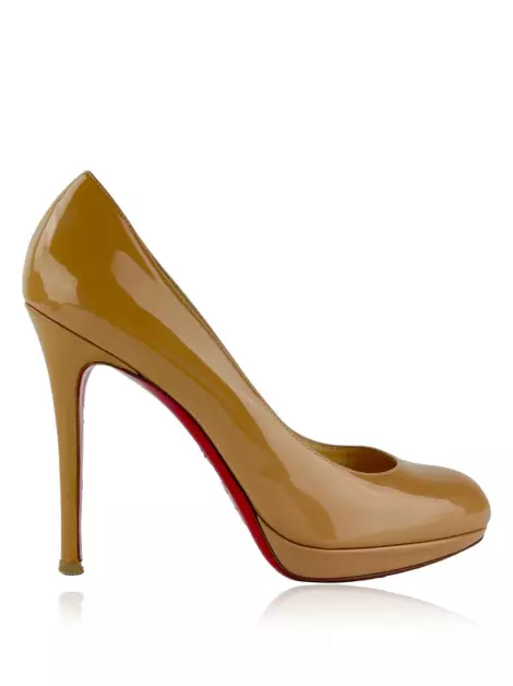 Scarpin Christian Louboutin New Simple Pump 120 Bege