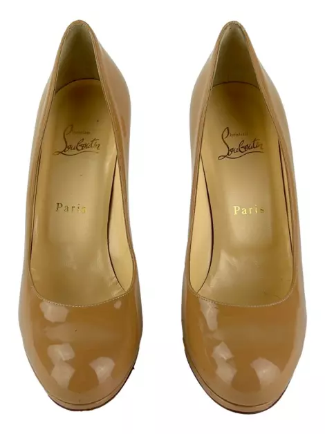 Scarpin Christian Louboutin New Simple Pump 120 Bege