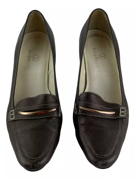 Scarpin Cole Haan Couro Marrom