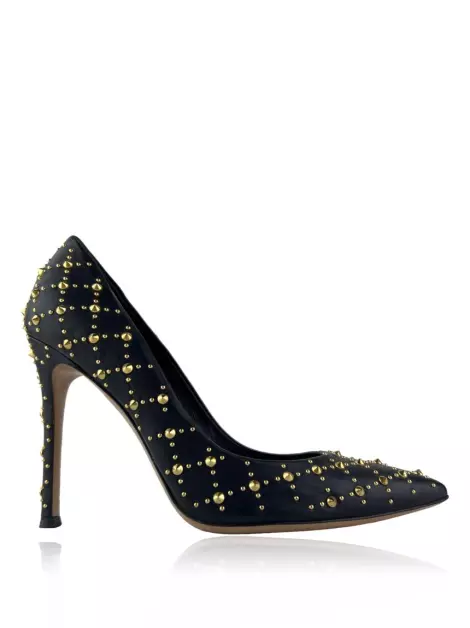 Scarpin Gianvito Rossi Studs Preto