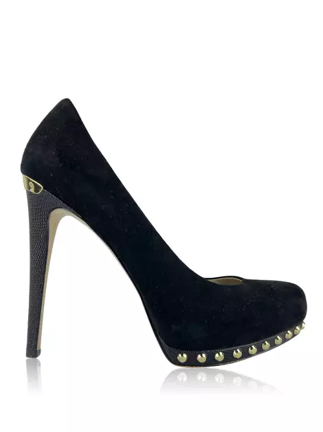 Scarpin Michael Michael Kors Ailee Studded Preta