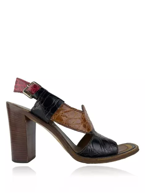 Scarpin Prada Slingback Animal Print