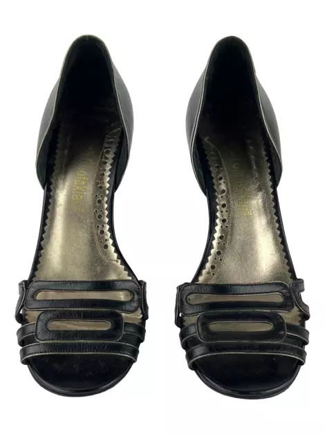 Scarpin Sarah Chofakian Recortes Preto
