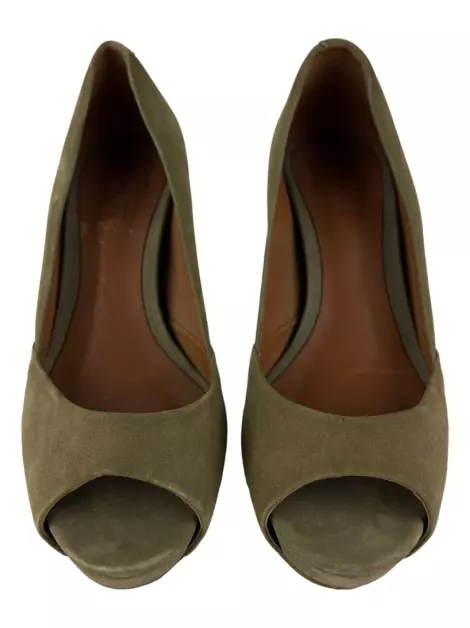 Scarpin Schutz Nobuck Verde