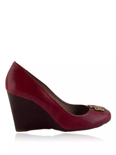 Scarpin Tory Burch Wedge Vermelho