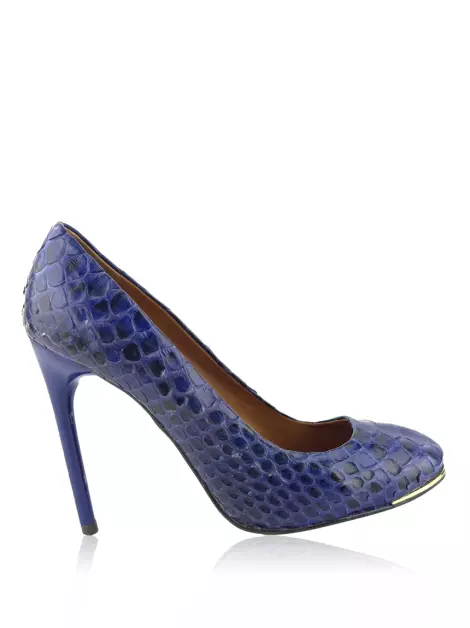 Scarpin Tufi Duek Python Azul