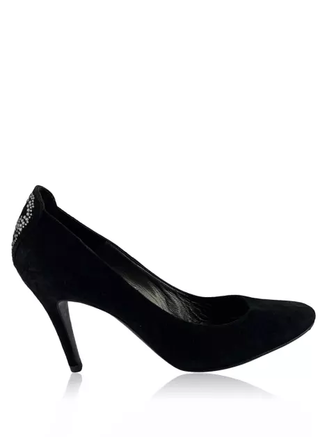 Scarpin Zadig & Voltaire Strass Veludo