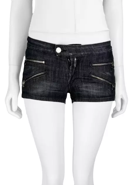Shorts Balmain Vintage Jeans Preto