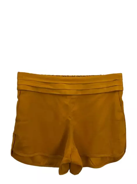 Shorts A. Brand Tecido Laranja