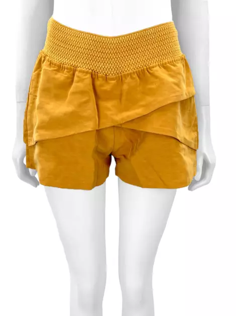 Shorts A. Niemeyer Tricot Laranja