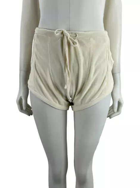 Shorts A. Niemeyer Veludo Off White