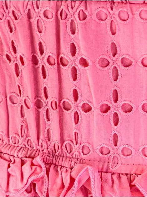 Shorts Andrea Bogosian Texturizado Rosa