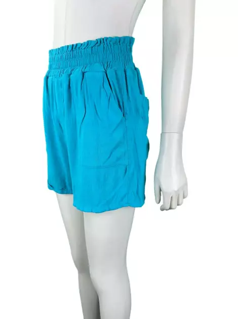 Shorts Blessed Tecido Azul