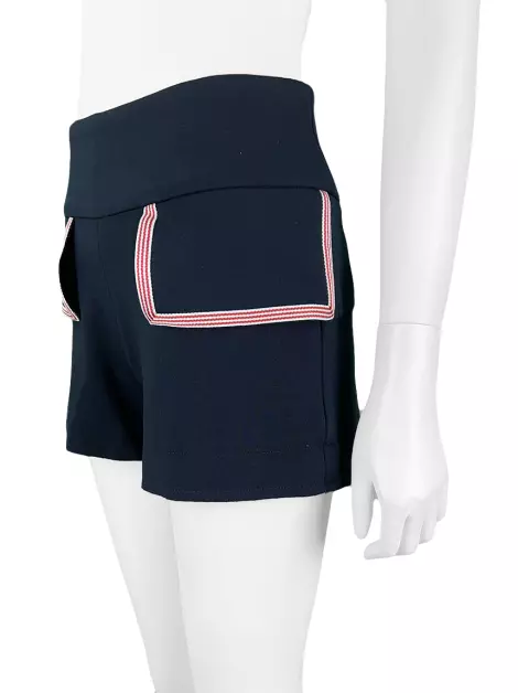 Shorts Daslu Curto Azul Marinho