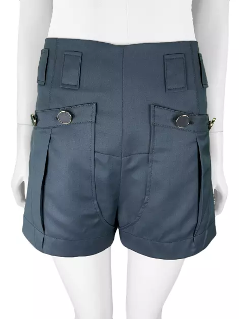Shorts De Goeye Tecido Cinza