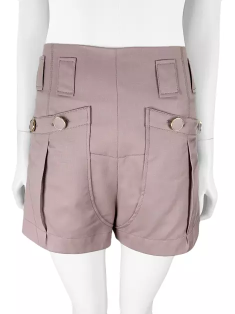 Shorts De Goeye Tecido Rosê
