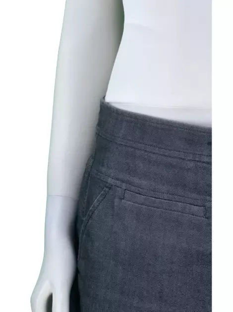 Shorts Diane Von Furstenberg Tecido Cinza