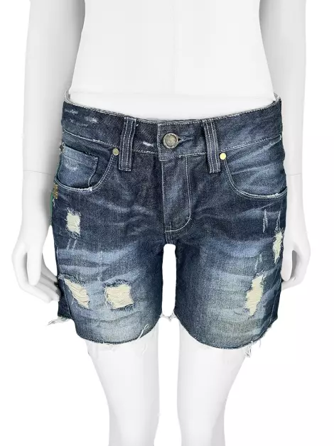 Shorts John John Destroyed Azul