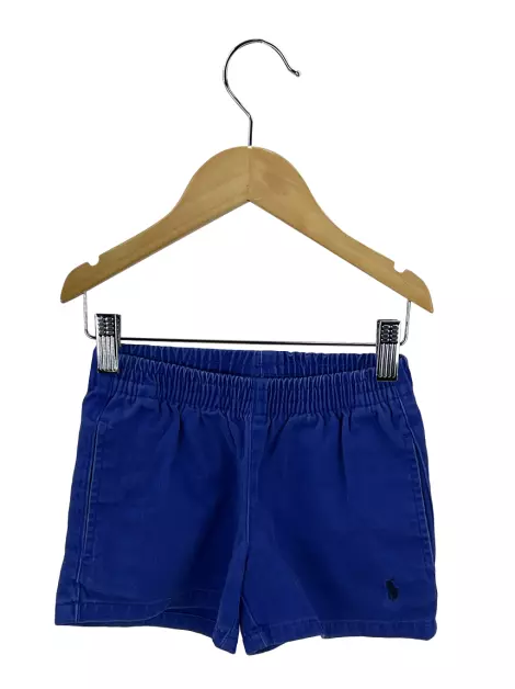 Shorts Polo Ralph Lauren Tecido Azul