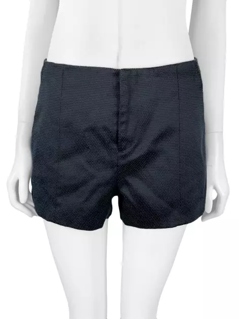Shorts Rag & Bone Azul Texturizado