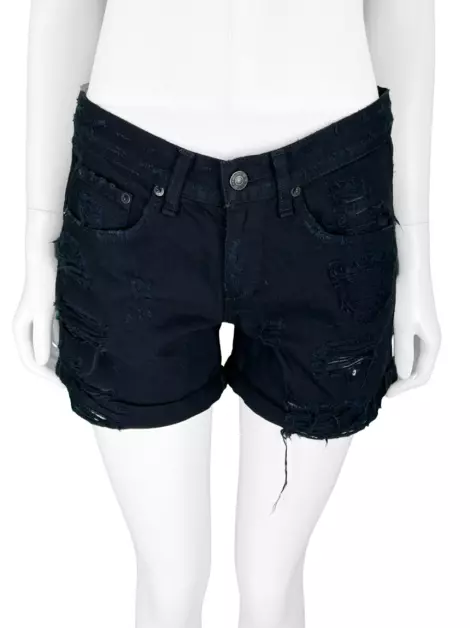Shorts Rag & Bone Jeans Preto