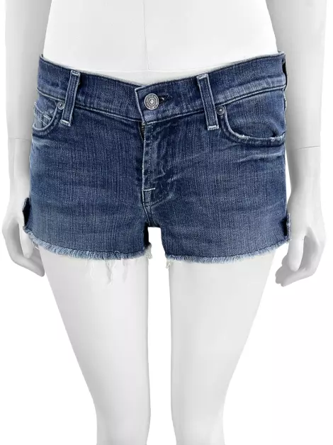 Shorts Seven For All Mankind Jeans Azul